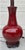 Pair of Vintage Chinese Oxblood Red Glazed Ceramic Table Lamps – 33.5" For Sale - Image 4 of 18