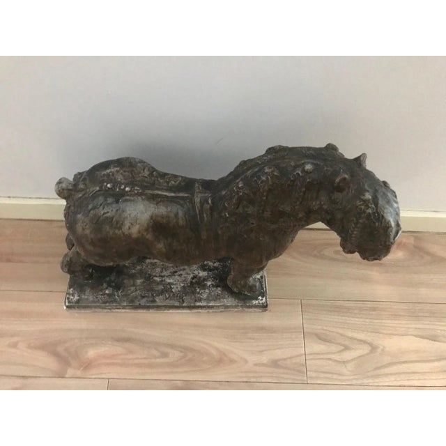 Draft Horse Sculpture by Domien Ingels, 1930s For Sale - Image 15 of 16