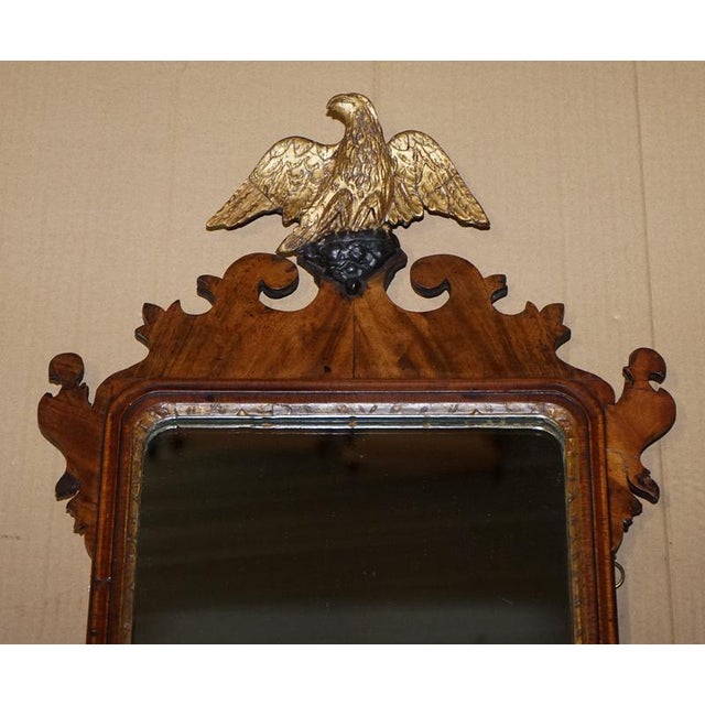 Antiques of London Antique Georgian Circa 1760 Thomas Chippendale Style Gilded Eagle Wall Mirror A magnificent antique...