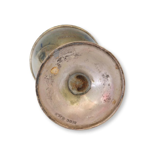 English 1927 English Silver-Plate 1st Prize Marathon Trophy Goblet For Sale - Image 3 of 3