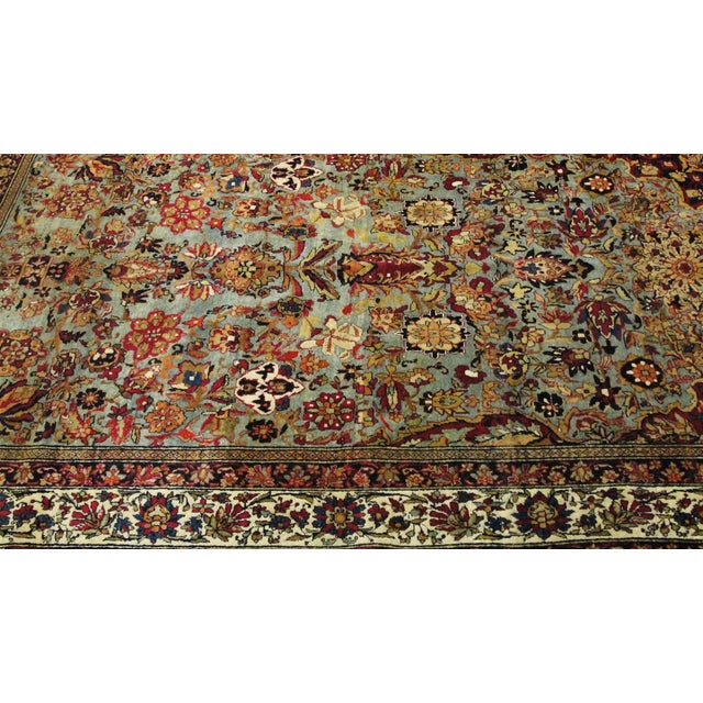 Fine Antique Persian Isfahan Rug, Circa 1880 — 4'4" × 6'11" For Sale - Image 9 of 10