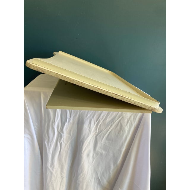 Mid-Century Modern Vintage Folding Solid Wood Lap Tray For Sale - Image 3 of 7