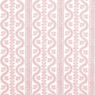 Sister Parish Dolly Fabric in Pink For Sale