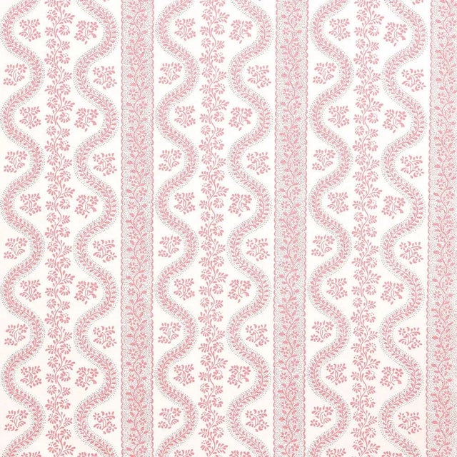 Sister Parish Dolly Fabric in Pink For Sale