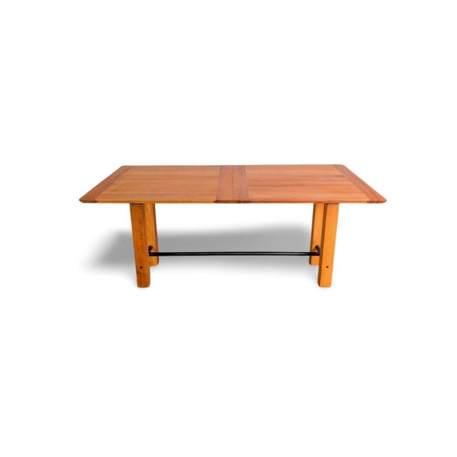Large Country Style Beech Dining Table For Sale - Image 11 of 11