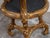 Italian Carved Giltwood Side Table With Slate Top, Shelf and Floral Motifs For Sale - Image 9 of 12