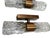 Sconces in Faceted Glass, 1950s, Set of 2, in Flawless conditions. Designed 1950 to 1959 European Plug (up to 250V).The...