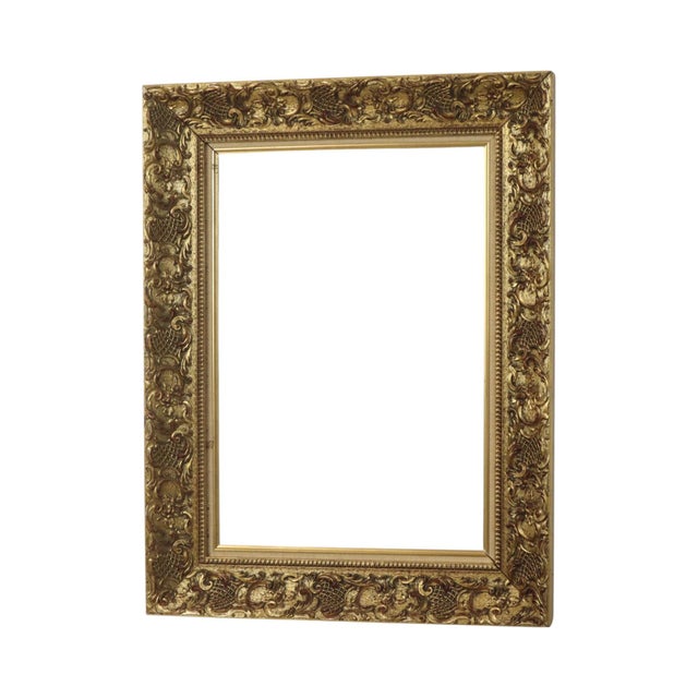 Vintage Frame with Rococo Style Floral Motifs For Sale - Image 17 of 17