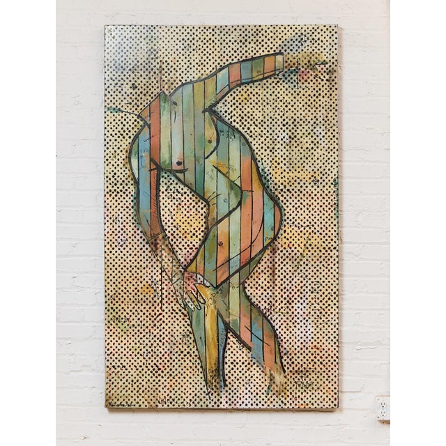 Mid 20th Century Contemporary Large Masculine Nude by Barminski For Sale In Los Angeles - Image 6 of 7