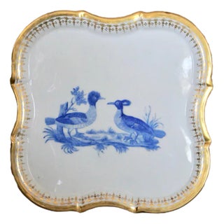 Antique Serving Tray from Paris Porcelain For Sale