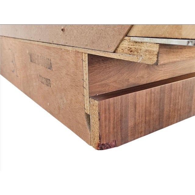 Mid Century Mosaic Brutalist Modern Walnut Dresser by Tobago For Sale - Image 9 of 18