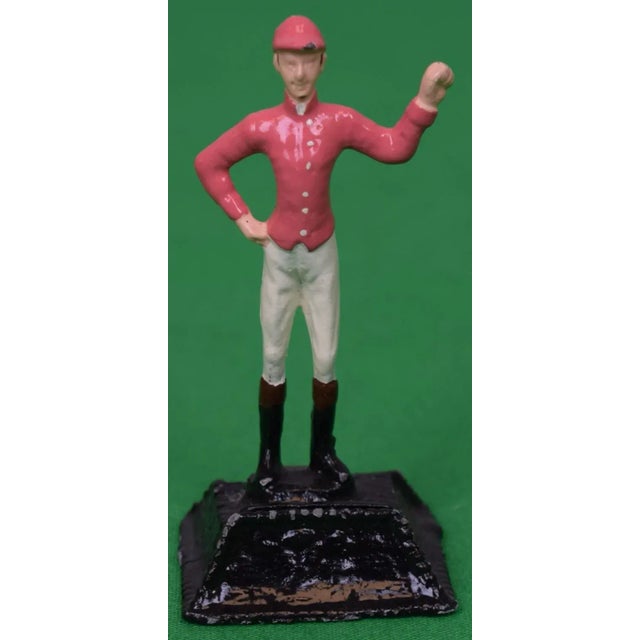 Set of Eight "21" Club Jockey Place Card Holders For Sale - Image 11 of 11