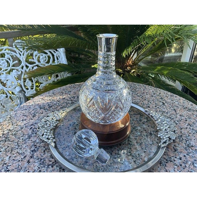 Crystal Sterling Silver Hogget Port Decanter from Stuart, 2000 For Sale - Image 11 of 15