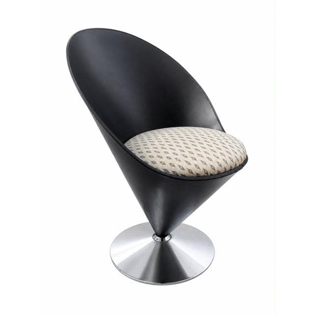 Black Cone Chair Polythema Limited Edition No 00191 Armchair by Verner Panton for Vitra, 1994 For Sale - Image 8 of 8
