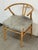 Mid-Century Modern H D Buttercup Kairo Goat Hide Wishbone Chair For Sale - Image 3 of 12