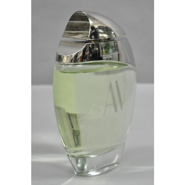 Modern Vintage Large Dummy Bottle Av by Adrienne Vittadini Perfume Store Display For Sale - Image 3 of 11