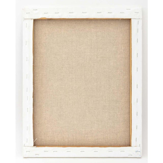 Early 21st Century Robert O'Meara Abstract Composition in Blue Oil For Sale - Image 5 of 5