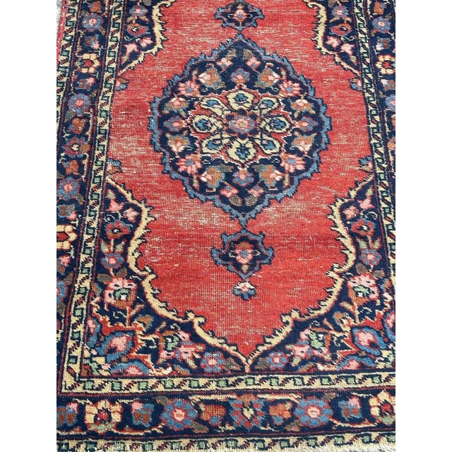 Nice early 20th century Tabriz rug with beautiful floral and a central medallion design and nice colors, entirely hand...