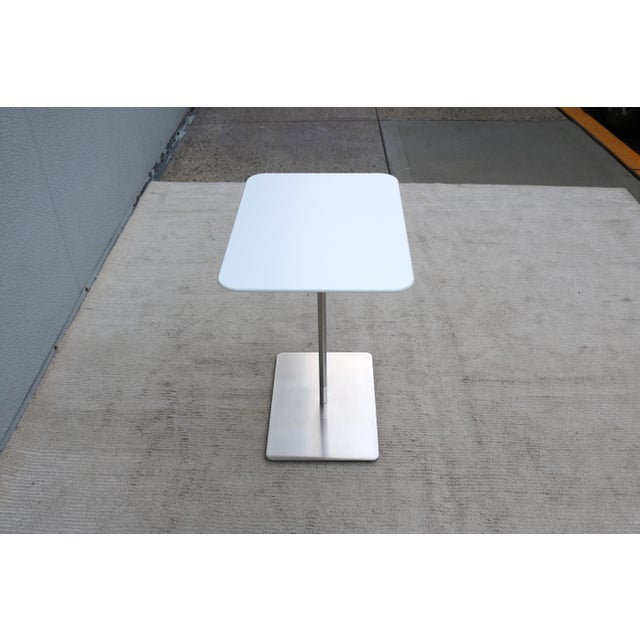 Minimalist Jephson Robb for Bernhardt Design Quiet Rectangular Laptop Side Table For Sale - Image 11 of 18