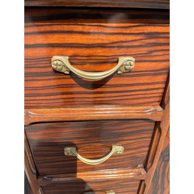 1940s French Art Deco Exotic Macassar Ebony Dry Bars or Buffet For Sale - Image 4 of 13