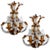 Crystal Glass & Gilt Brass Wall Lights attributed to Palwa, 1960s, Set of 2 For Sale - Image 4 of 15