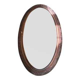 Vintage j.a. Olson Oval Mirror For Sale