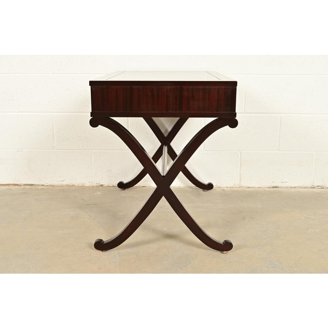 Barbara Barry for Baker Furniture Modern Regency Mahogany Side Table or Nightstand For Sale - Image 12 of 15