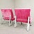 Set of Vintage Armchairs in Fuchsia Velvet, 1960s For Sale - Image 9 of 14
