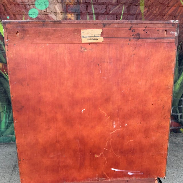 Hellum Furniture Company Highboy Dresser in James Mont Style For Sale - Image 11 of 12