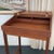 Late 20th Century Mid-Century Modern Custom-Made Walnut Standing Flip Top Desk For Sale In New York - Image 6 of 11