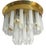 Mid-Century Ceiling Light with Glass Tubes by J. T. Kalmar for Kalmar Franken KG, 1970s For Sale