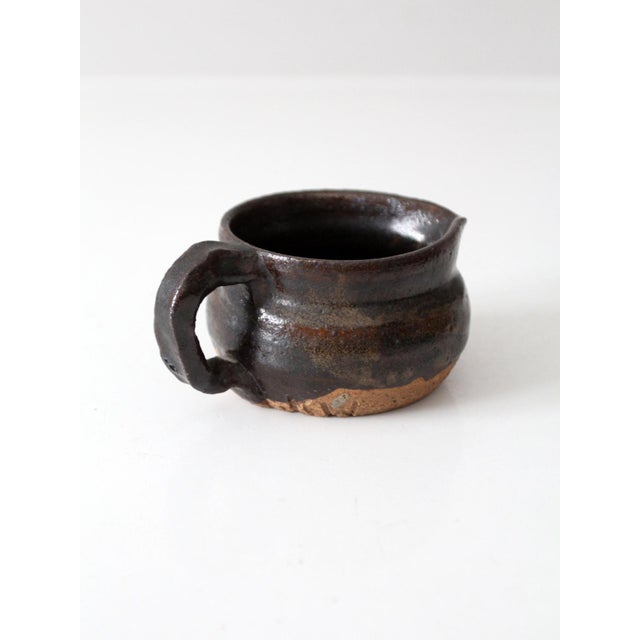 Vintage Studio Pottery Creamer For Sale - Image 10 of 11