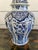 Ceramic Vintage Large Delft Ginger Jar Vase Blue & White Floral Royal Sphinx Lidded Urn For Sale - Image 7 of 18