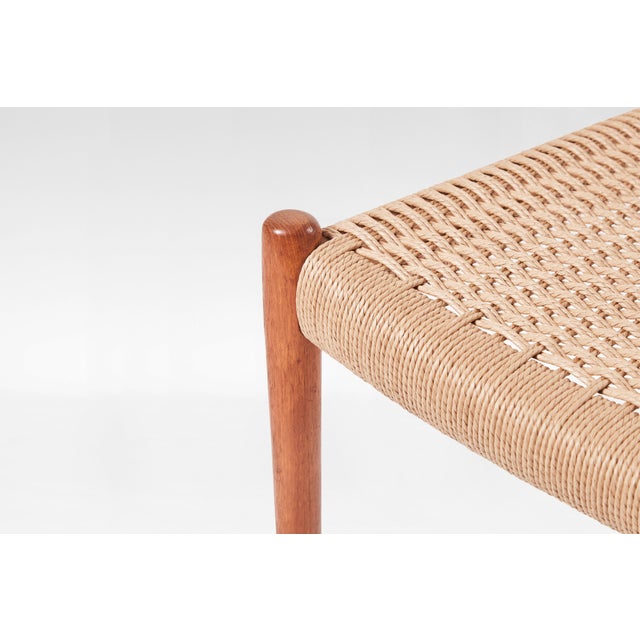 Beige Model 83 Dining Chairs by Niels Otto Møller for J.L. Møller Mobelfabrik, 1960s, Set of 4 For Sale - Image 8 of 10