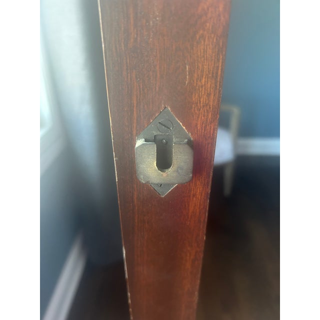 Late 19th Century Antique Wooden Cheval Floor Mirror Frame With Mirror ( Requires Assembly) For Sale - Image 17 of 18