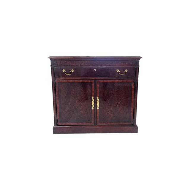 Late 20th Century Late 20th Century Drexel Mahogany Expandable Server Cabinet For Sale - Image 5 of 14