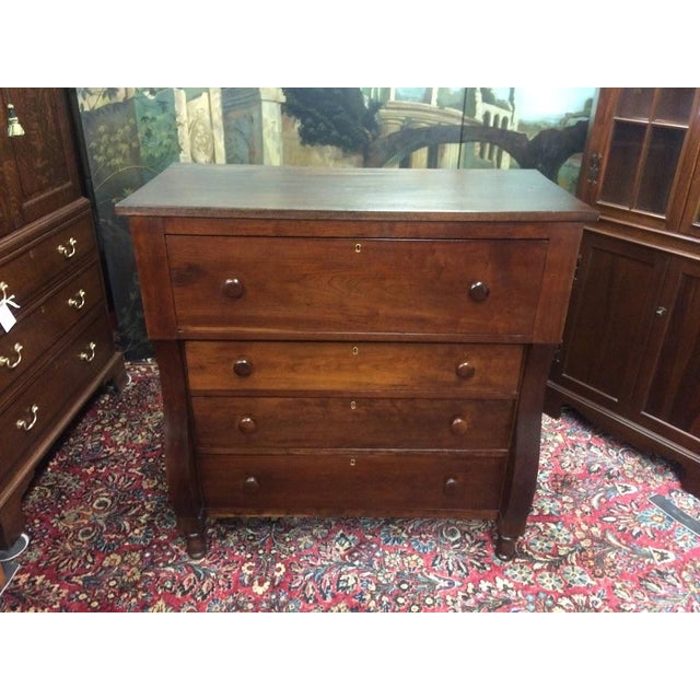 Early 19th Century Antique Empire Chest of Drawers, Antique Dresser For Sale - Image 5 of 12