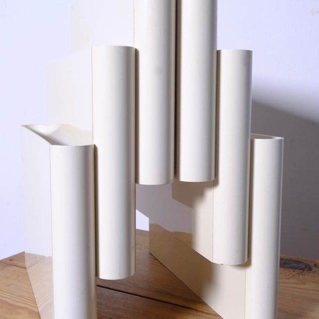 White Model 4675 Magazine Rack with 6 Compartments by Giotto Stoppino for Kartell, 1970s For Sale - Image 10 of 18
