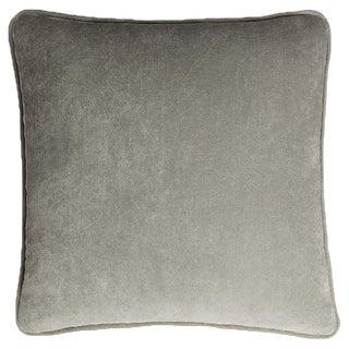 Happy Frame Light Grey Velvet Cushion Cover by LO Decor For Sale