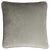 Happy Frame Light Grey Velvet Cushion Cover by LO Decor For Sale