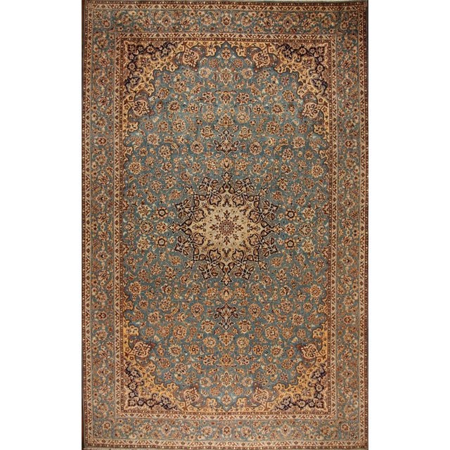 Middle Eastern Hand-Knotted Rug For Sale
