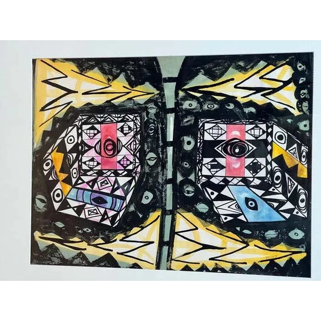 Abstract Vibrant Gouache by Rupert Picott For Sale - Image 3 of 7