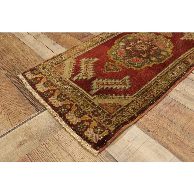 Vintage Turkish Yastik Rug - 01'06 X 03'01 For Sale In Dallas - Image 6 of 8