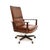 Mid-Century Modern Vintage Danish Leather Desk Chair attributed to Arne Vodder from Sibast, 1960 For Sale - Image 3 of 11