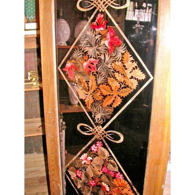 French Signed and Dated Eglomise Panels - a Pair For Sale - Image 3 of 7