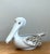 Off-white Vintage Ceramic Pelican Bowl For Sale - Image 8 of 12