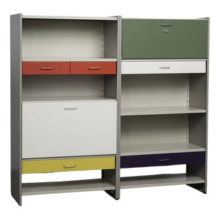 Model 5600 Cabinet by A.R. Cordemeyer for Gispen, Netherlands, 1950s For Sale