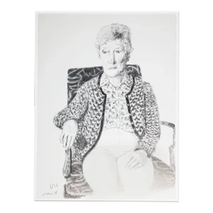 "Sally Marriott" Print From David Hockney's "A Bigger Book" (2016)