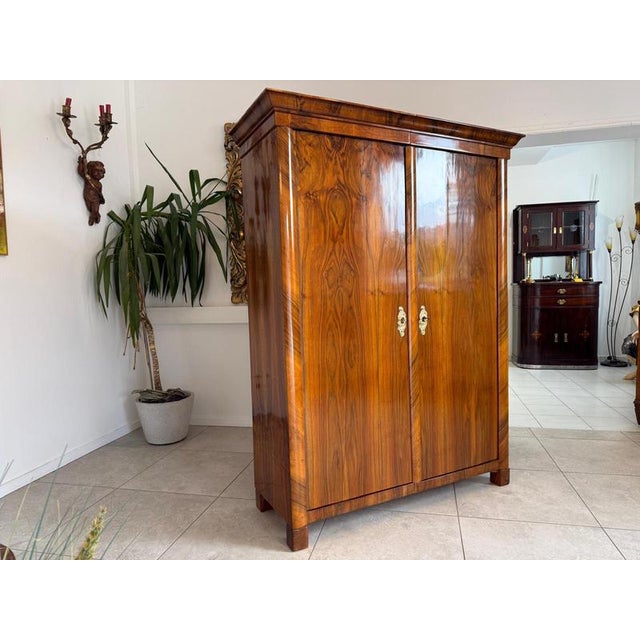 Antique Biedermeier Hallway Wardrobe For Sale - Image 11 of 14