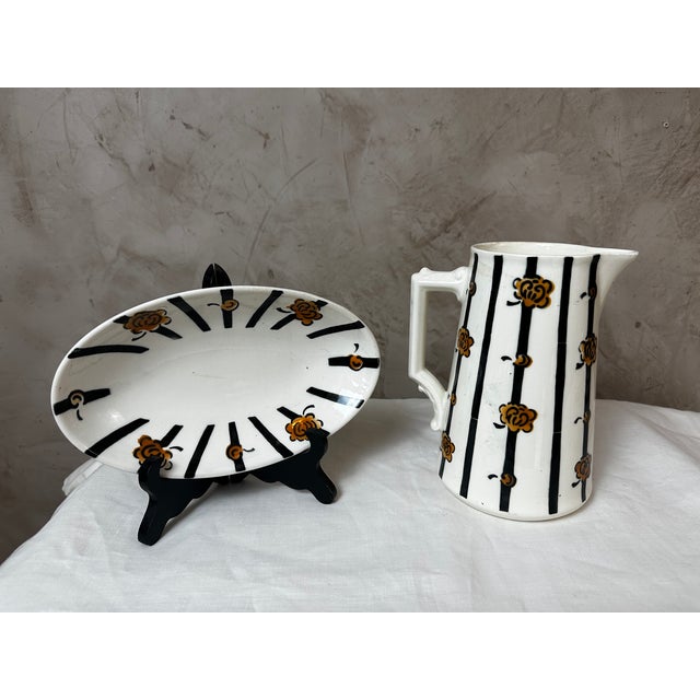 Vintage Art Deco Dinner Service, 1930, Set of 59 For Sale - Image 6 of 15